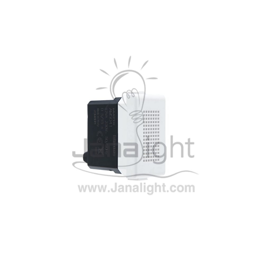 جرس زنان ماتكس ايدج ابيض AM5041E White ringing doorbell socket Matix Edge
